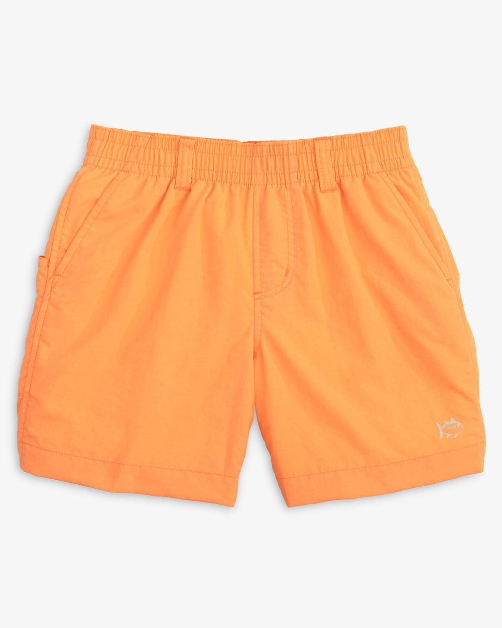 The front view of the Southern Tide Boys Shoreline Active Short by Southern Tide - Horizon