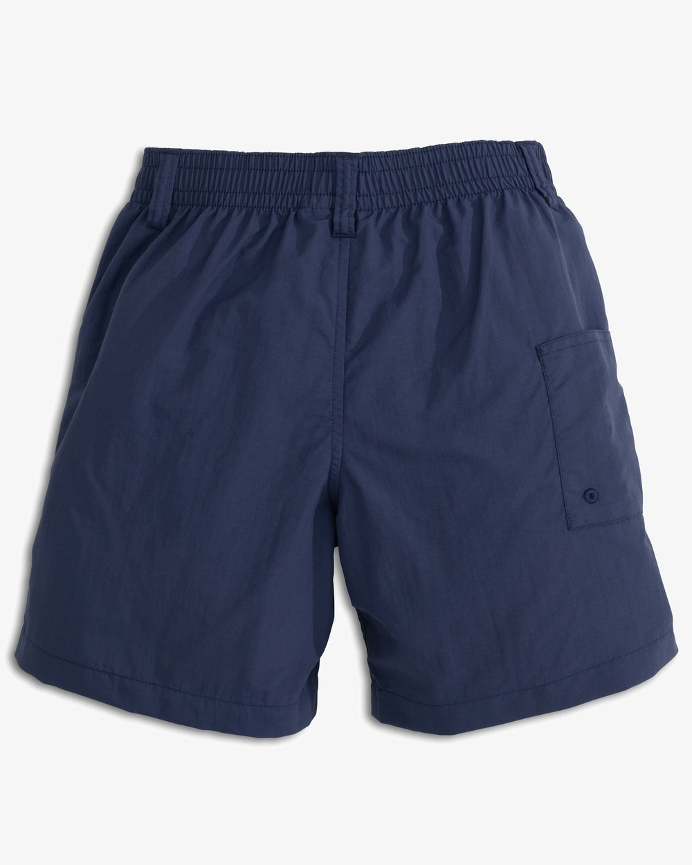 The back view of the Boys shoreline active short - True Navy