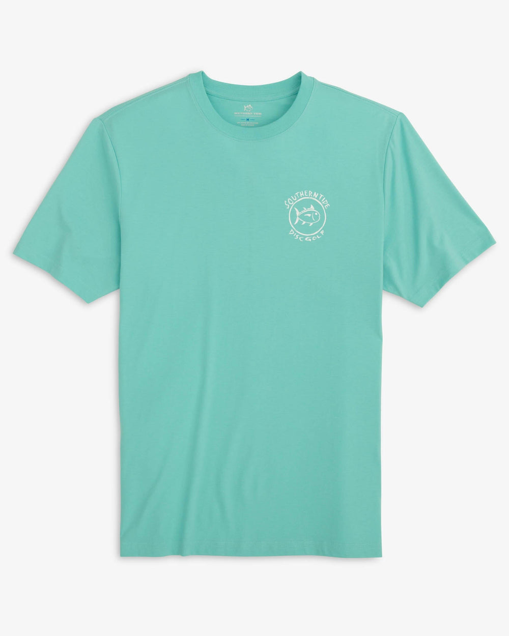 The front view of the Southern Tide Brews and Baskets T-Shirt by Southern Tide - Mint