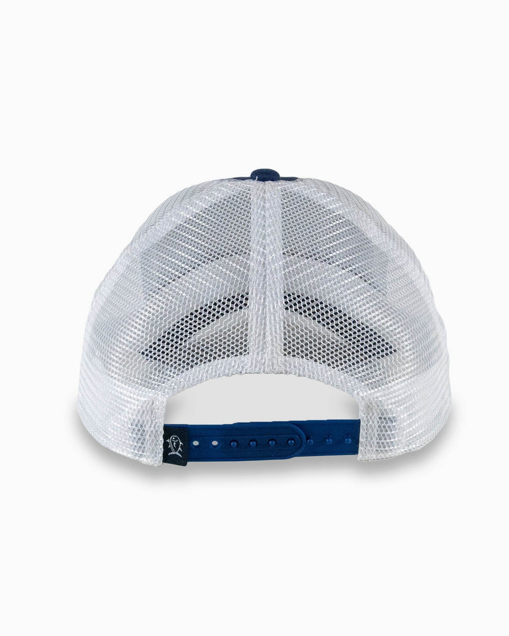 The back view of the Southern Tide Classic Stripe Trucker by Southern Tide - Navy