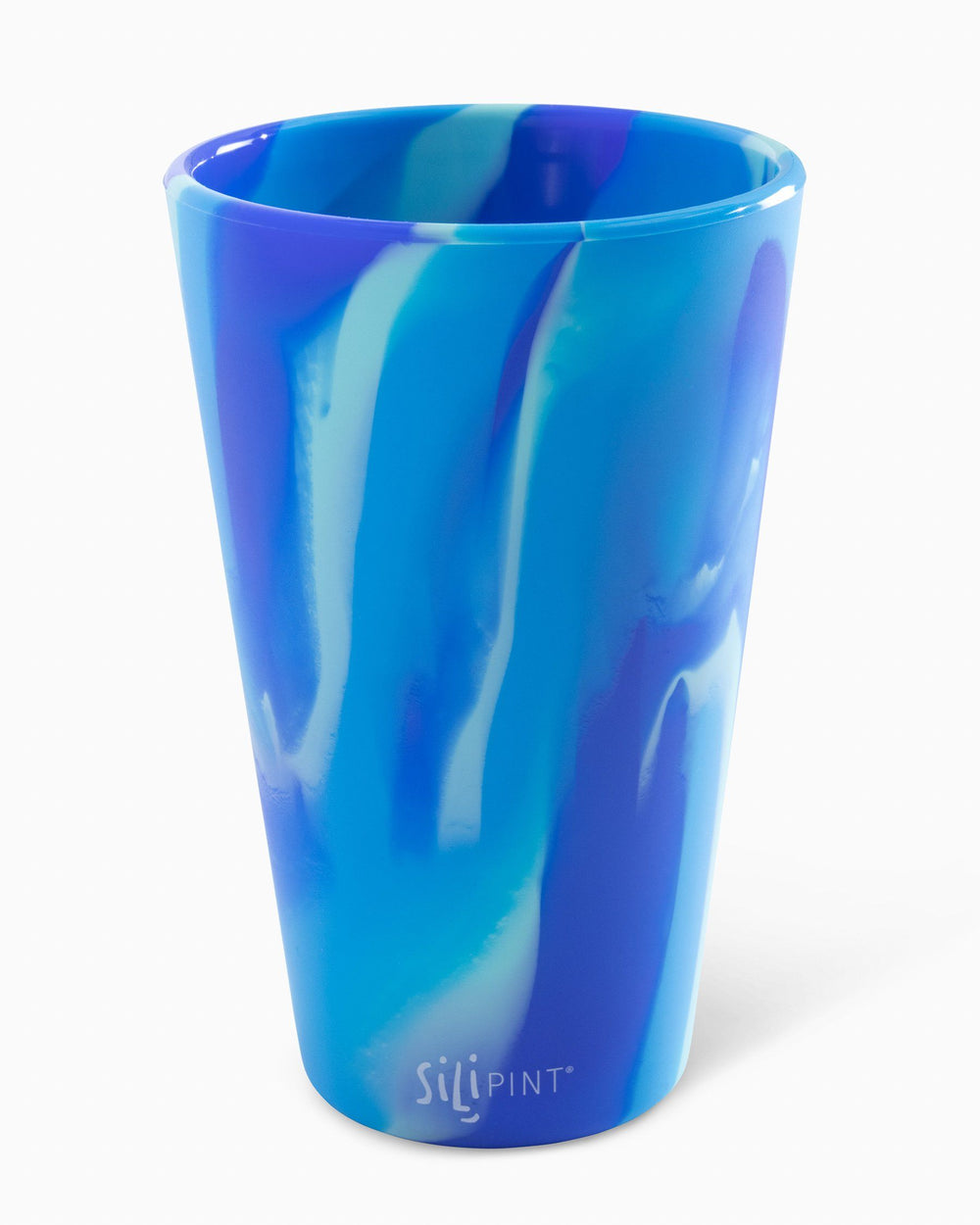 The back view of the Collectible 16 oz Flex Cup by Southern Tide - Arctic Sky