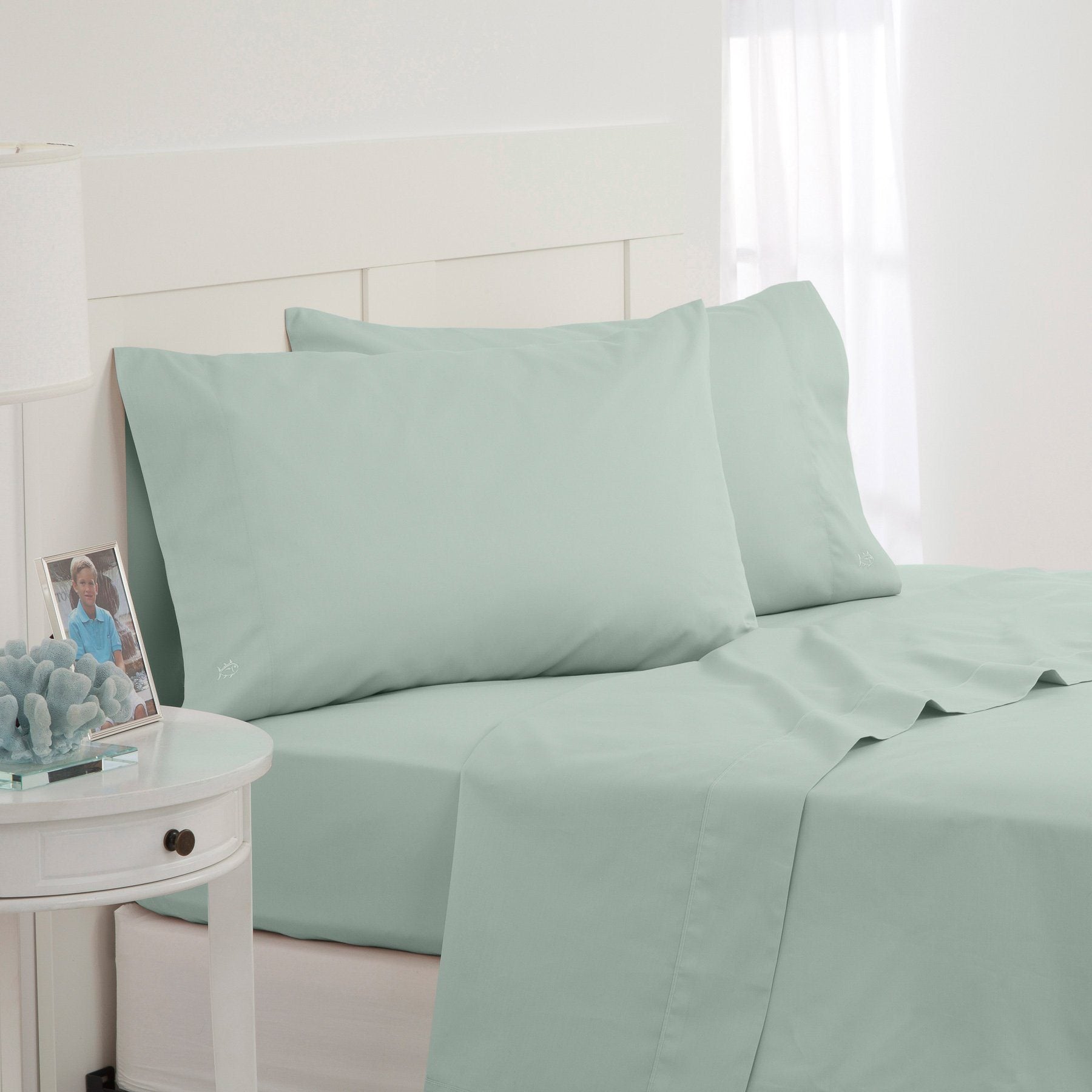 Cotton Solid Colored Bed Sheet Set