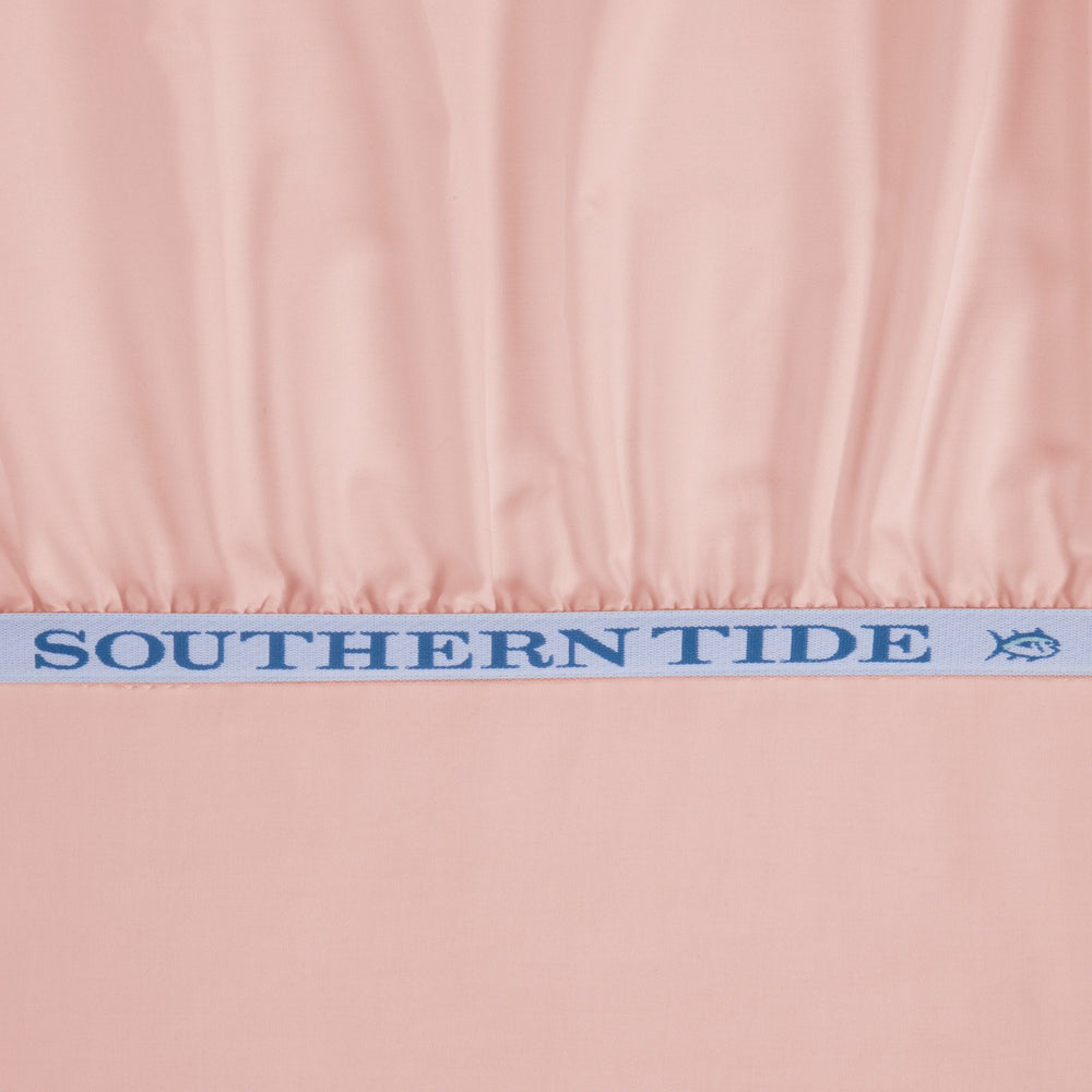 The Cotton Twill Sheet Set by Southern Tide - Seashell Pink