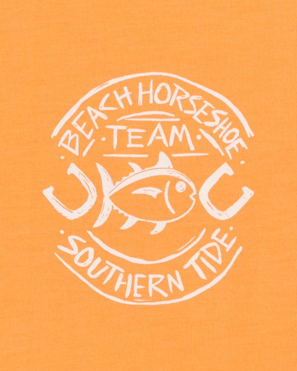 The detail view of the Southern Tide Dead Ringer T-Shirt by Southern Tide - Horizon