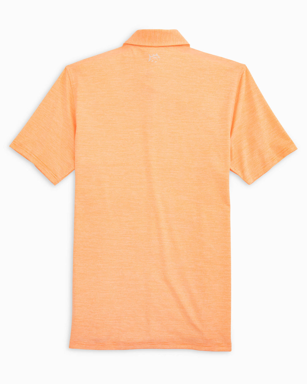 The back view of the Tennessee Vols Driver Spacedye Polo Shirt by Southern Tide - Rocky Top Orange