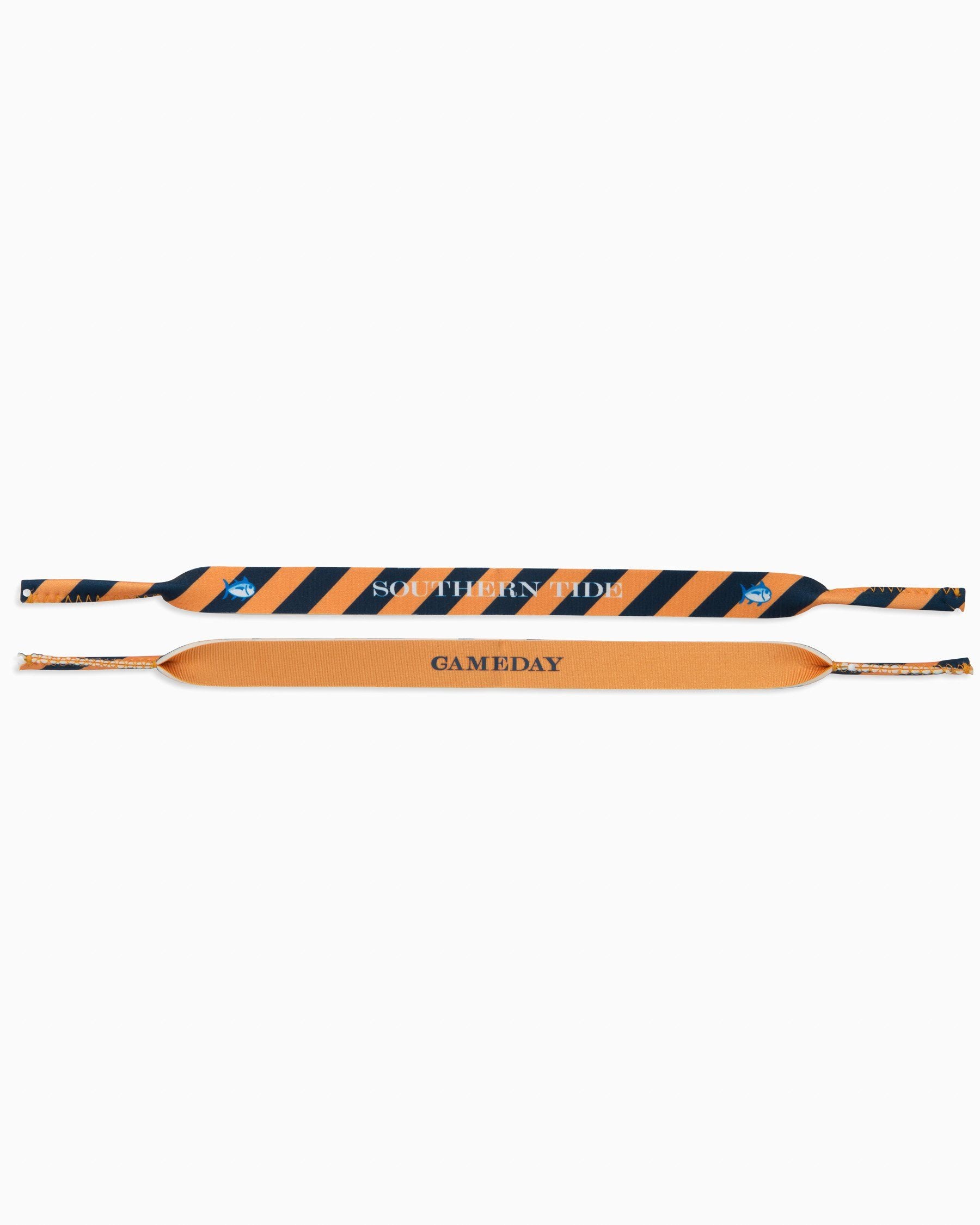 gameday sunglass straps navy and orange front