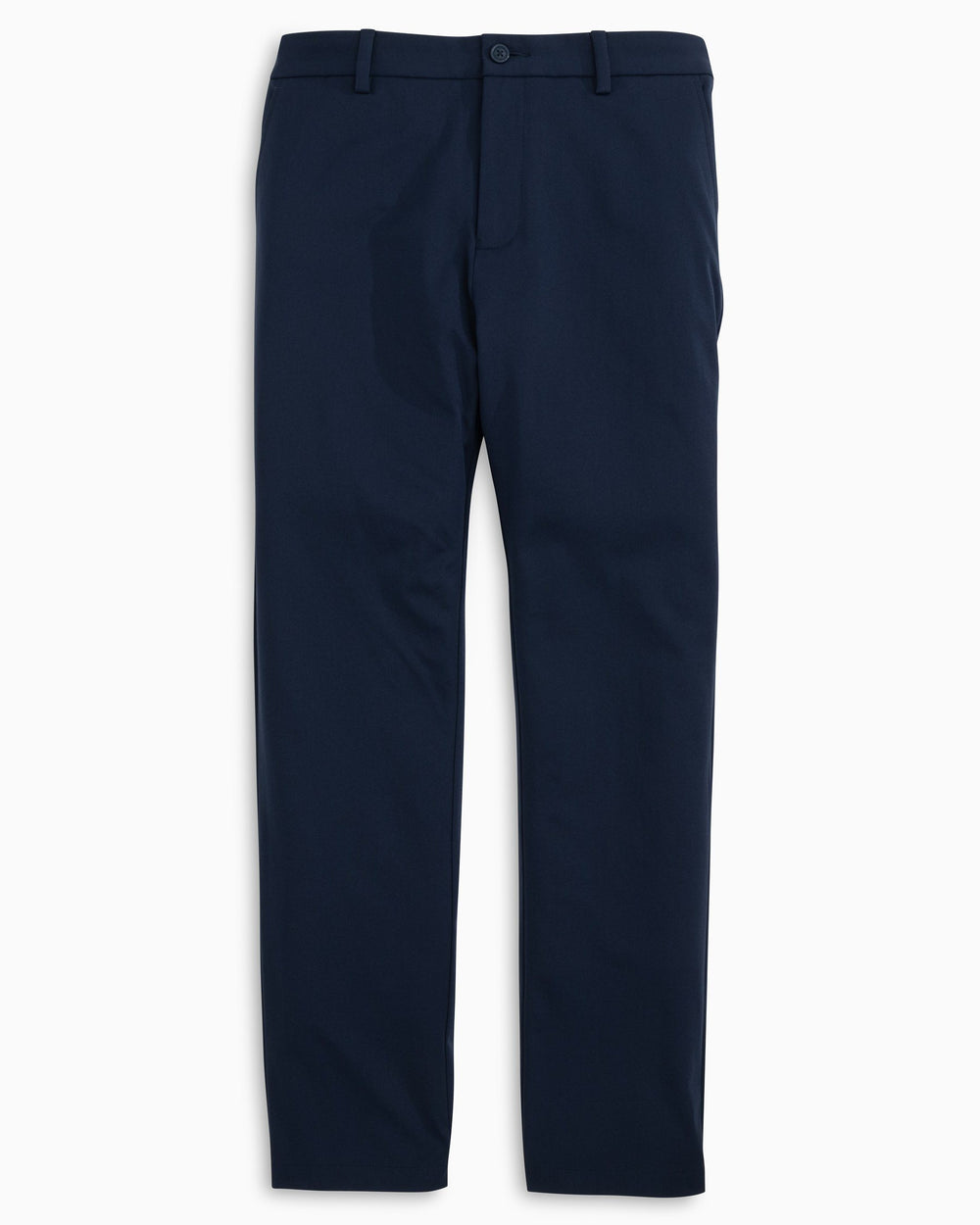 The flat front view of the Men's Jack Performance Pant by Southern Tide - True Navy