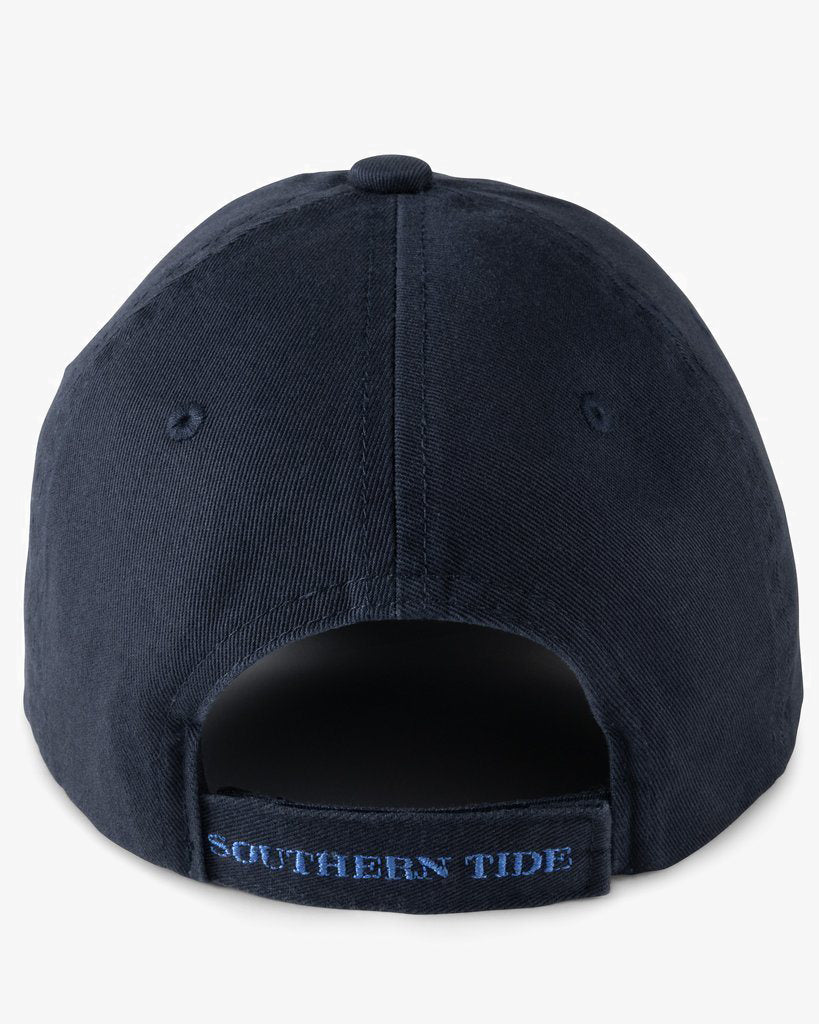 The back view of the Kid's Mini Skipjack Hat by Southern Tide - Navy