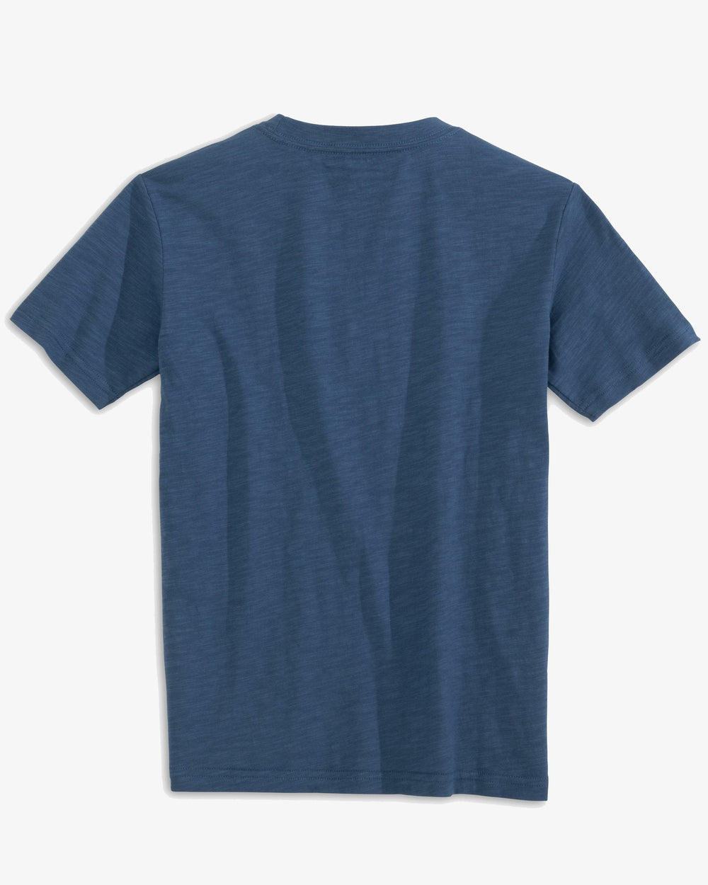 The back of the Kids Tully Sun Farer Short Sleeve T-Shirt by Southern Tide - Dark Denim