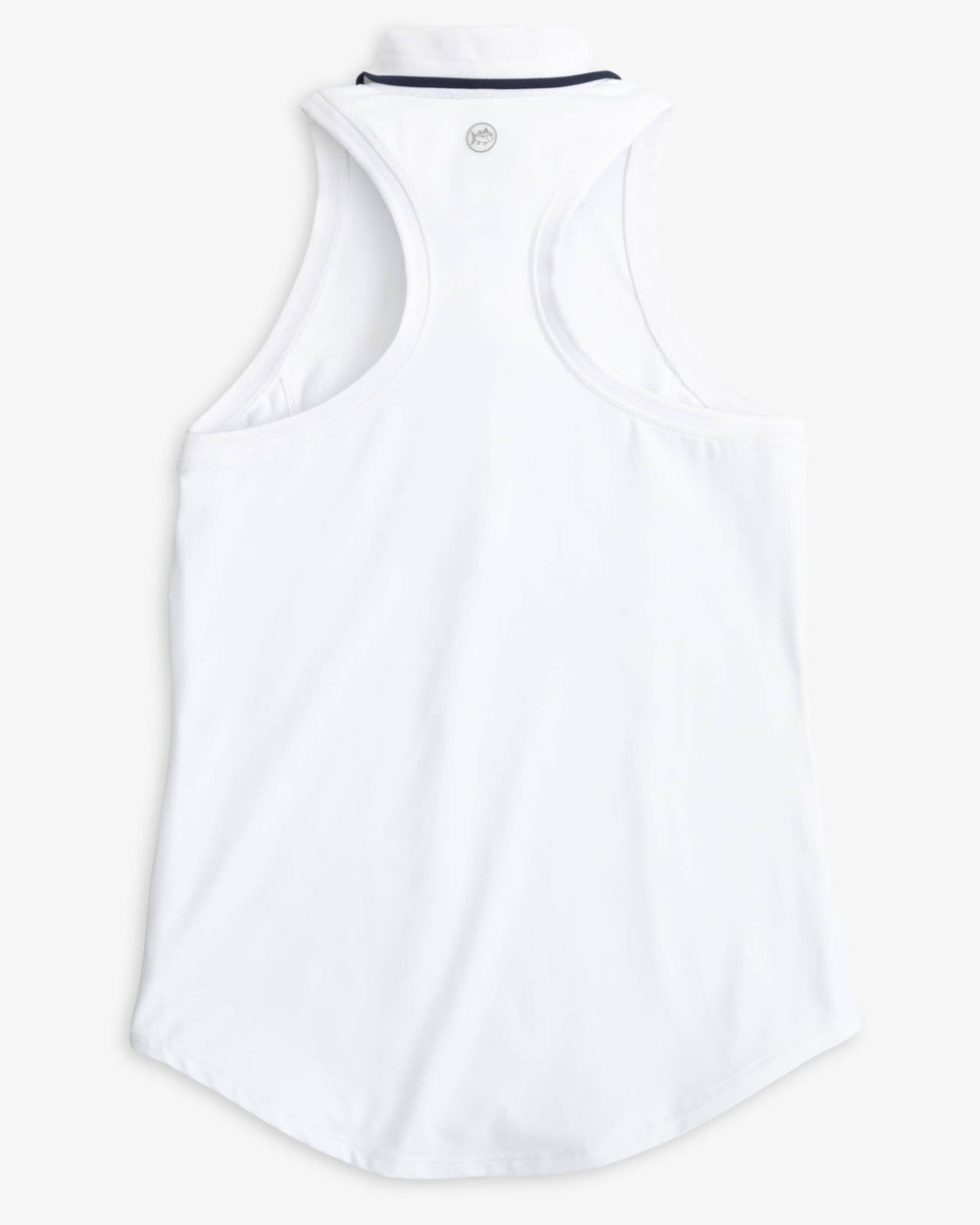 The back view of the Southern Tide Kristy Performance Tank by Southern Tide - Classic White