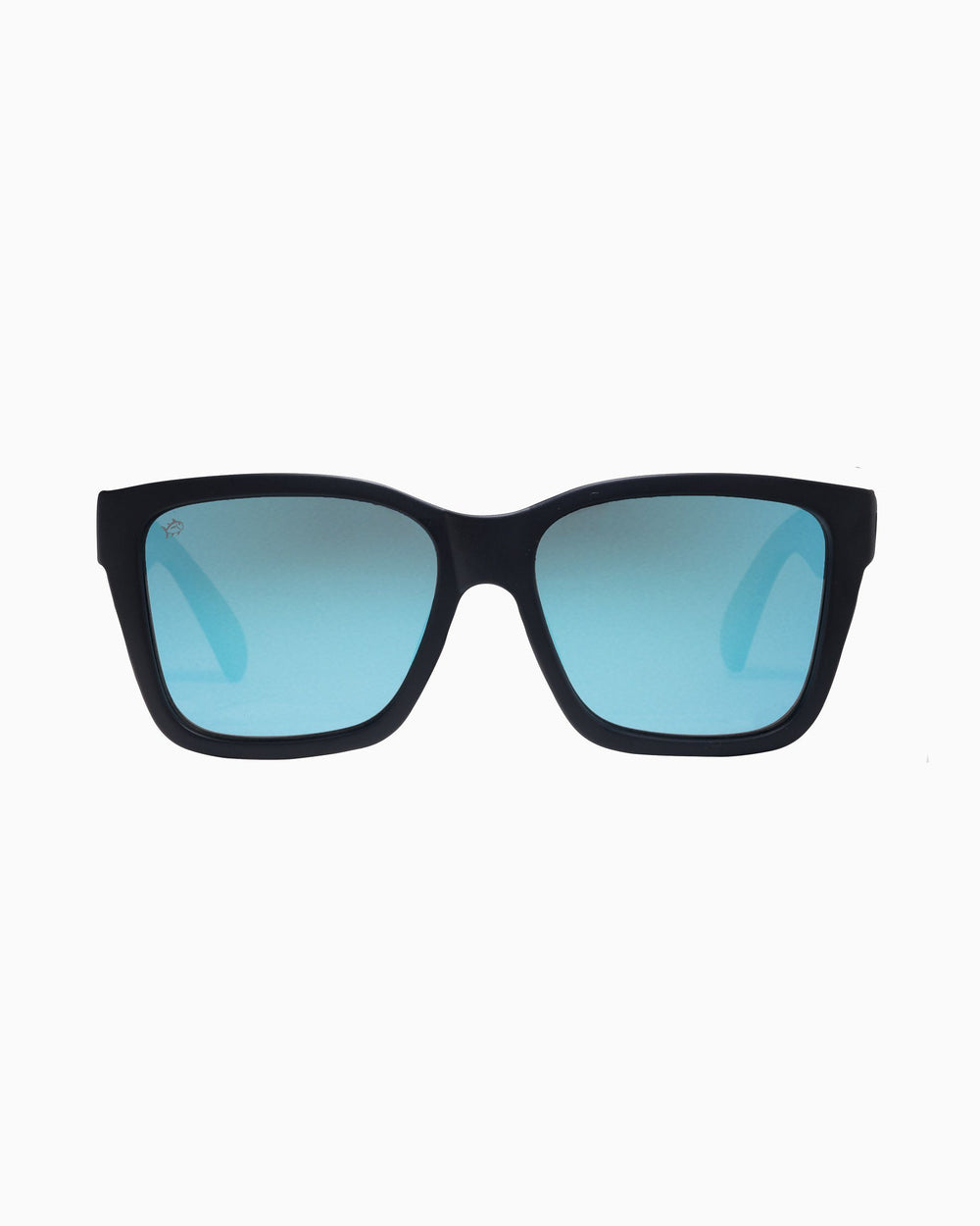 The front of the Rheos Edistos Sunglasses by Southern Tide - Gunmetal Marine