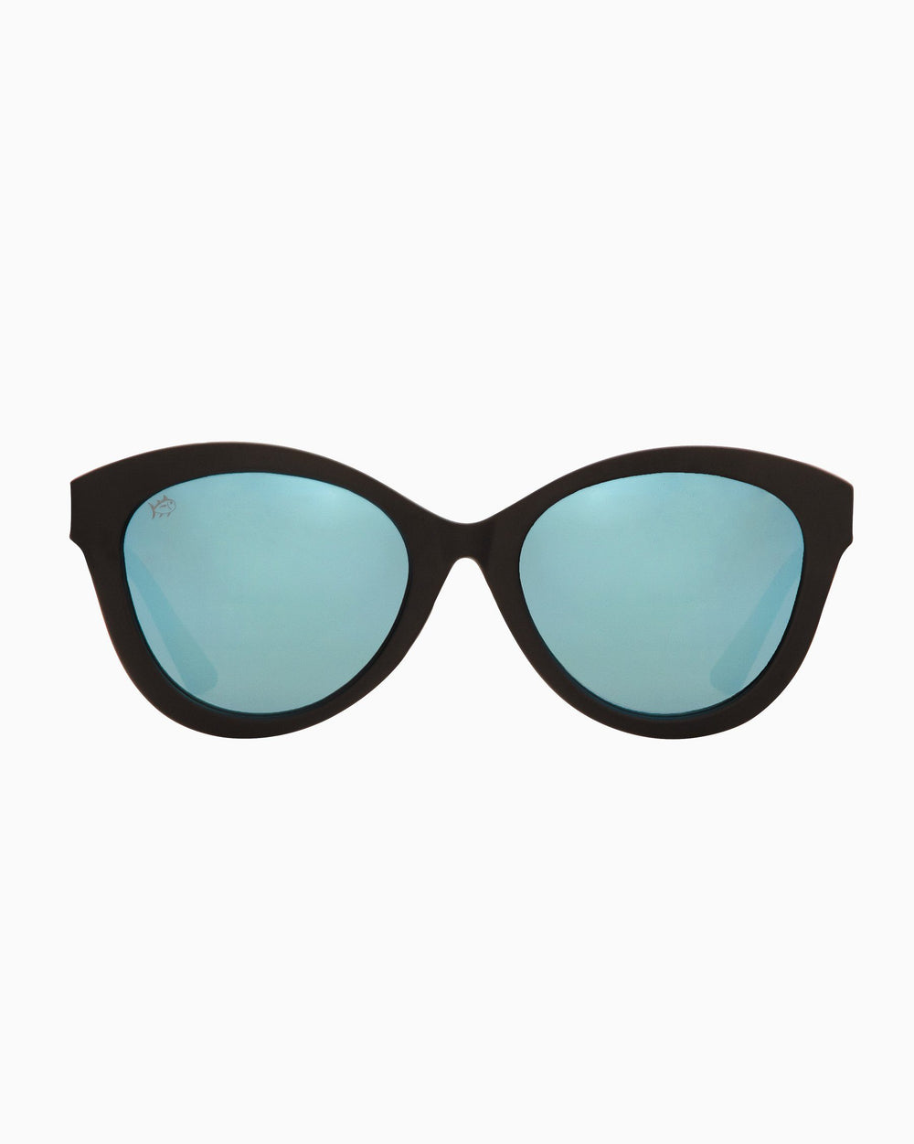 The front of the Women's Rheos Faris Sunglasses by Southern Tide - Gunmetal Marine