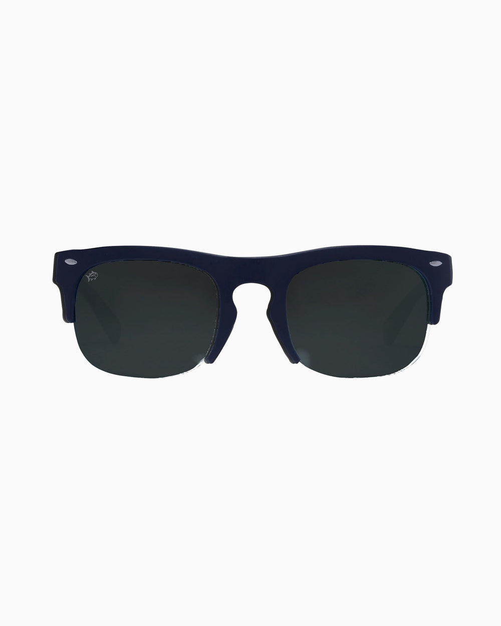 The front of the Men's Rheos Sullivans Sunglasses by Southern Tide - Boat Blue Marine