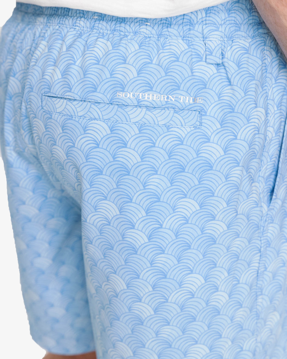 The detail view of the Southern Tide Rip Channel Monterrey Short by Southern Tide - Boat Blue