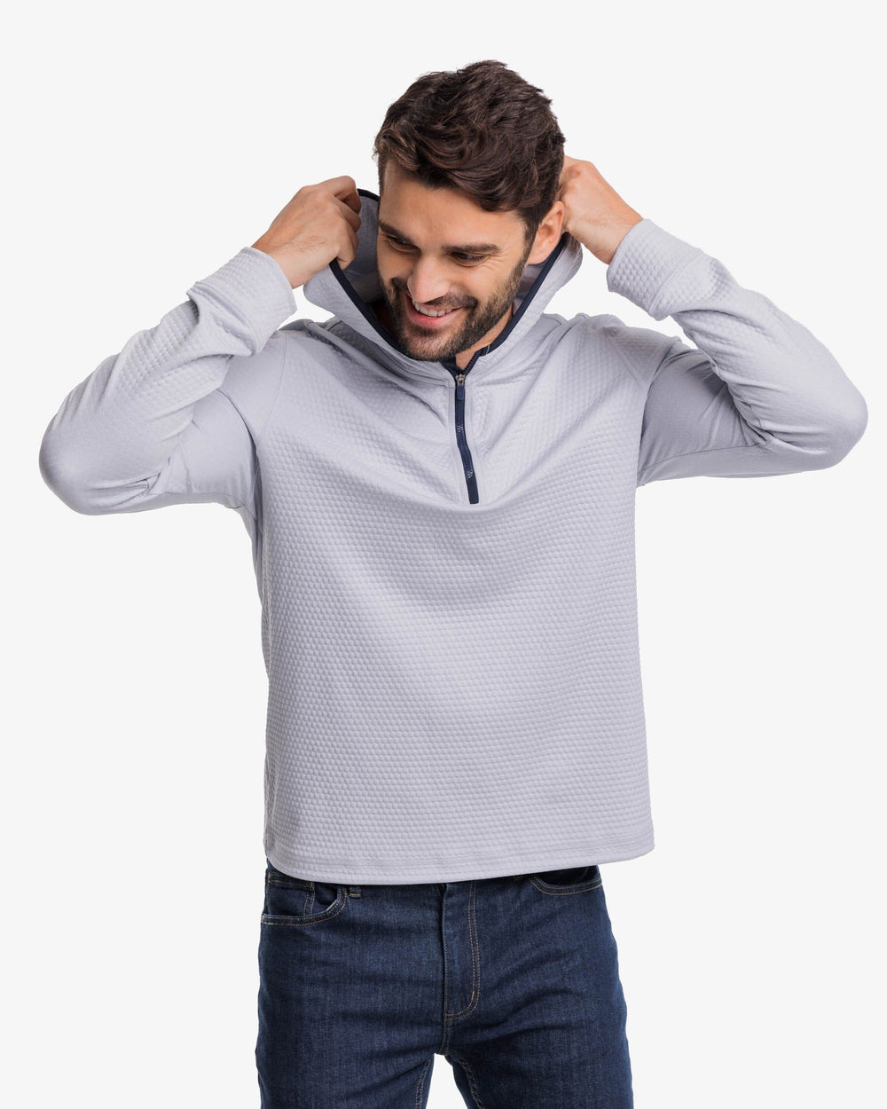 Quarter zipper hoodie Clearance