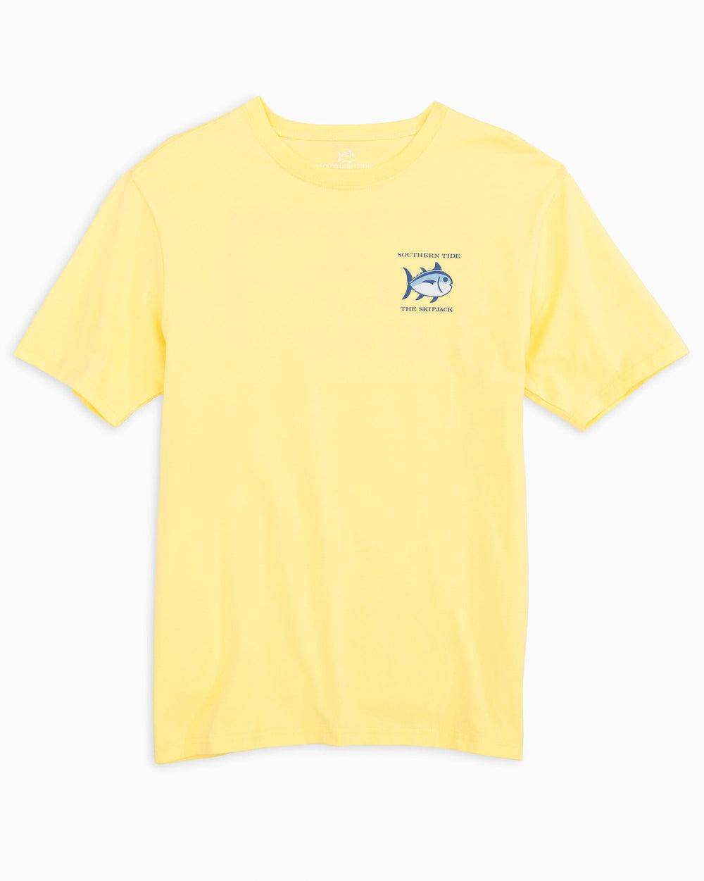 The front view of the Southern Tide Original Skipjack Short Sleeve T-Shirt by Southern Tide - Tuscan Sun
