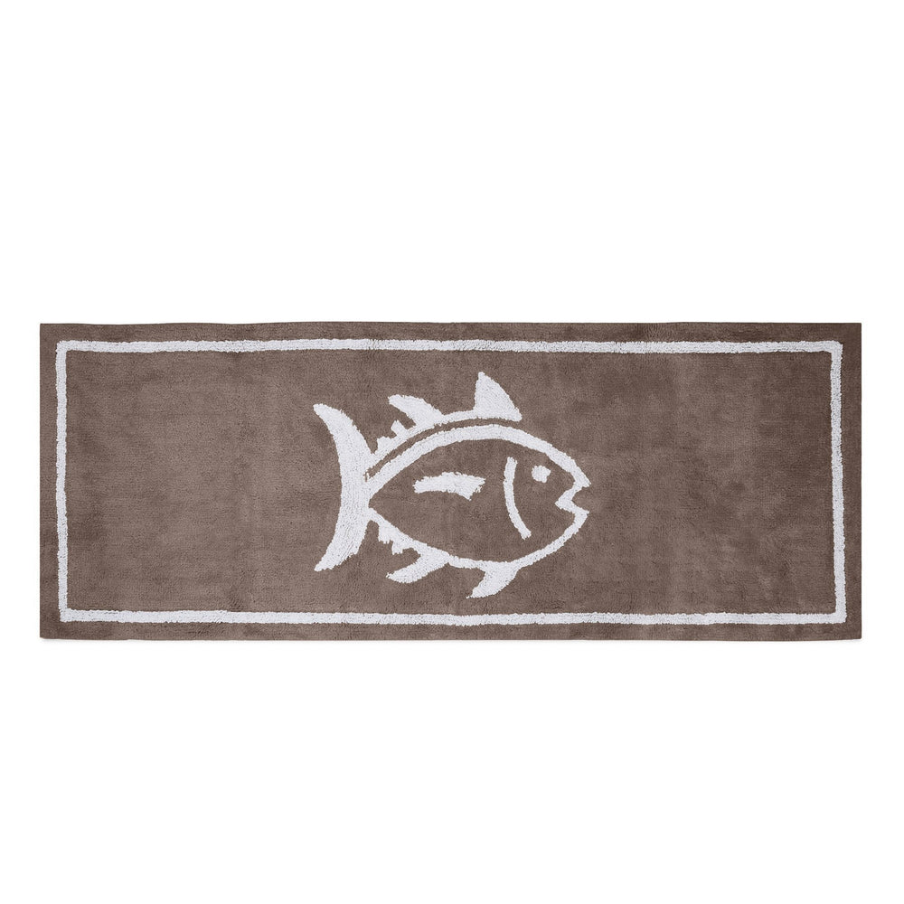 The front of the Southern Tide Skipjack Bath Runner - Harpoon Grey
