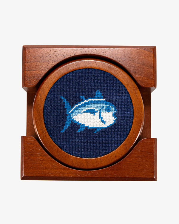The front view of the Southern Tide Skipjack Coaster by Southern Tide - Navy