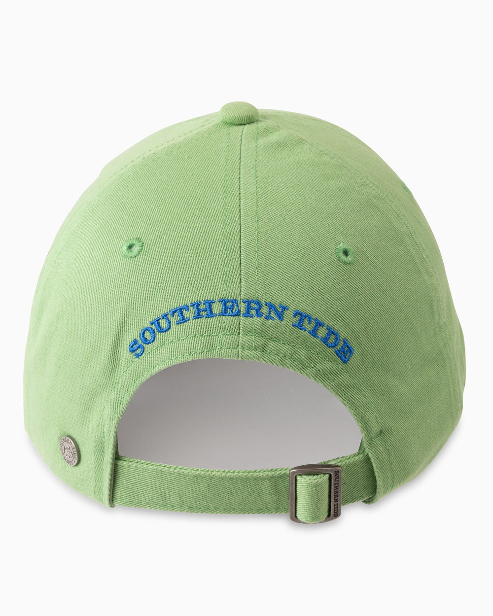 The back of the Skipjack Hat by Southern Tide - Bay Leaf Green