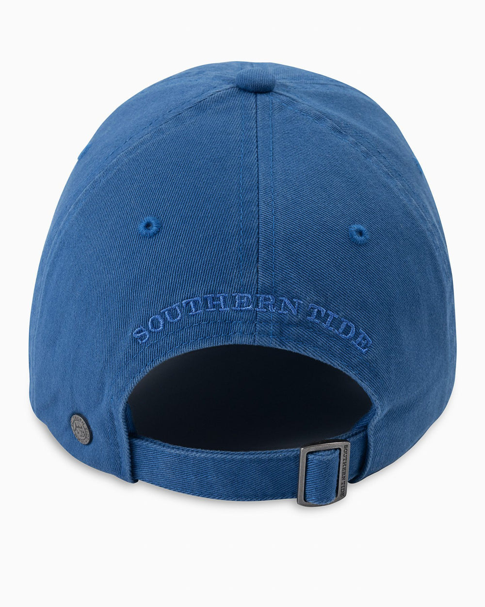 The back of the Skipjack Hat by Southern Tide - Boat Blue
