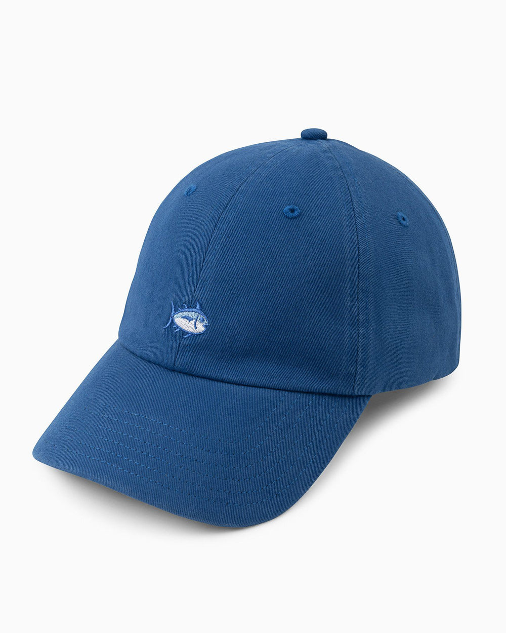 The front of the Skipjack Hat by Southern Tide - Boat Blue