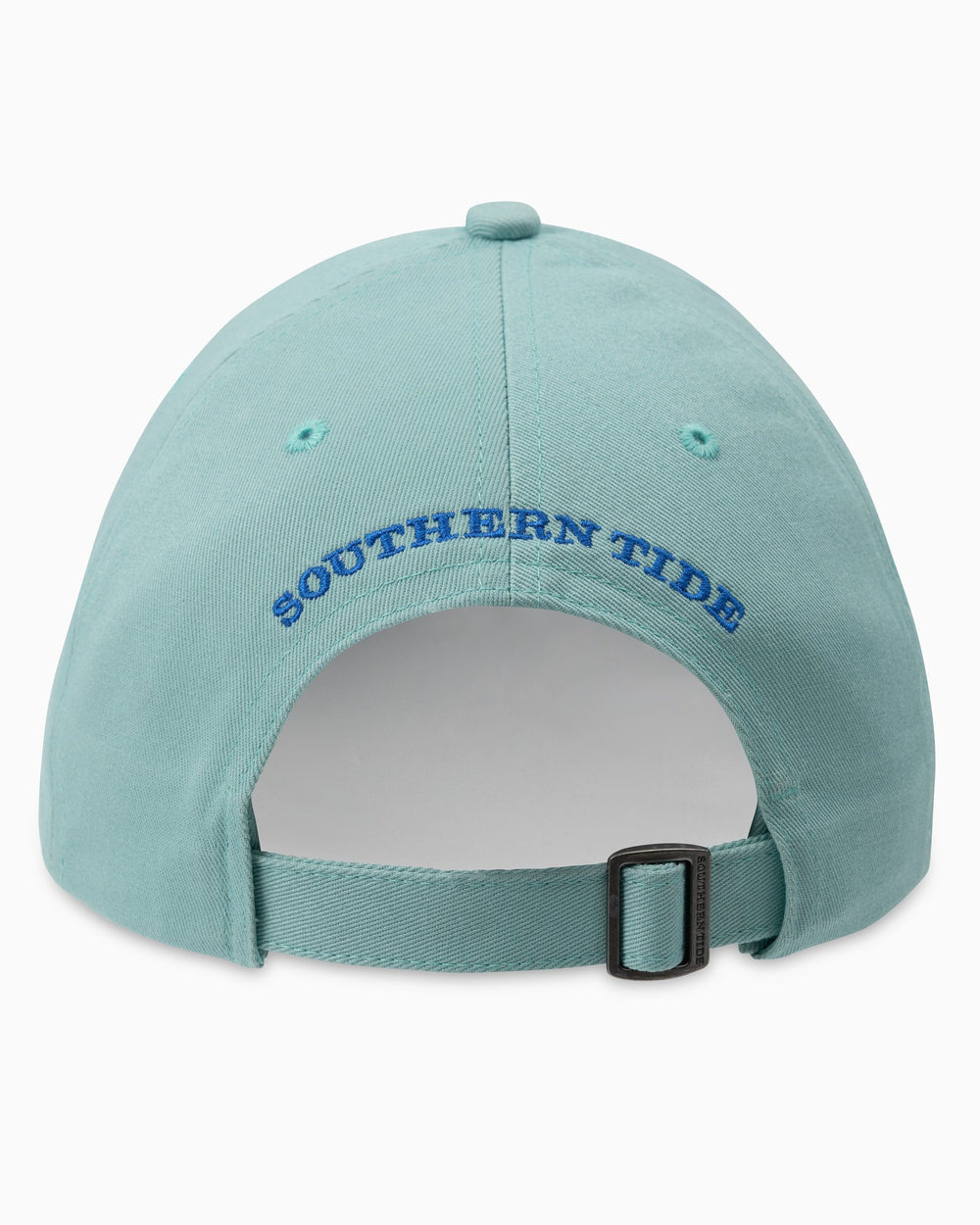 The back of the Skipjack Hat by Southern Tide - Wake Blue