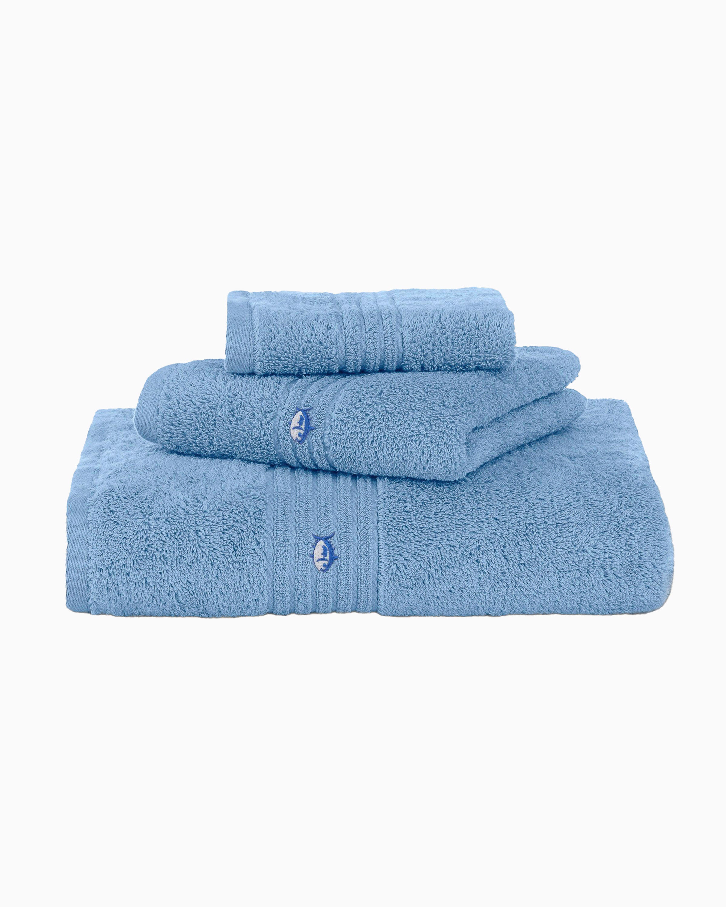 Blue Performance Bath Towel Set | Southern Tide