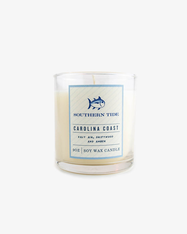 The front view of the Southern Tide Southern Tide Carolina Coast Candle by Southern Tide - Carolina Coast