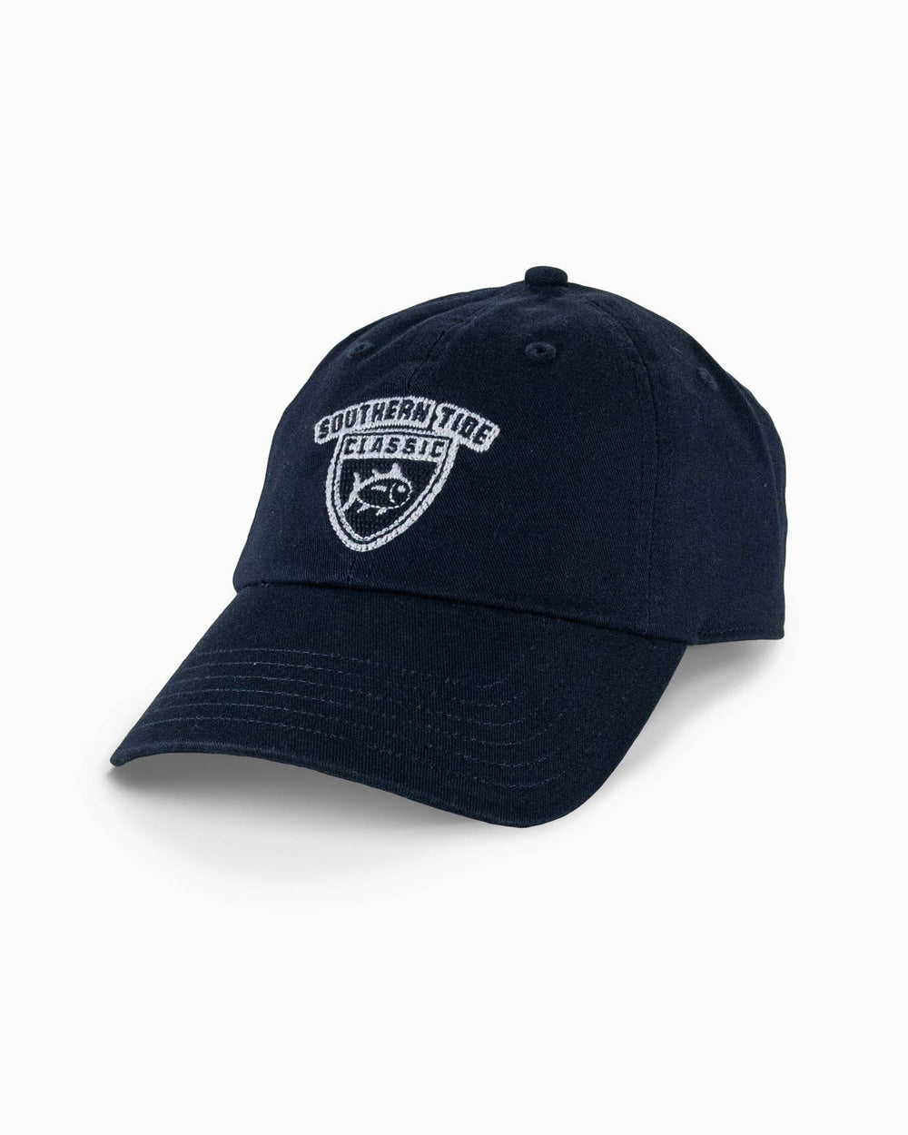 The front view of the Southern Tide Southern Tide Classic Hat by Southern Tide - Navy