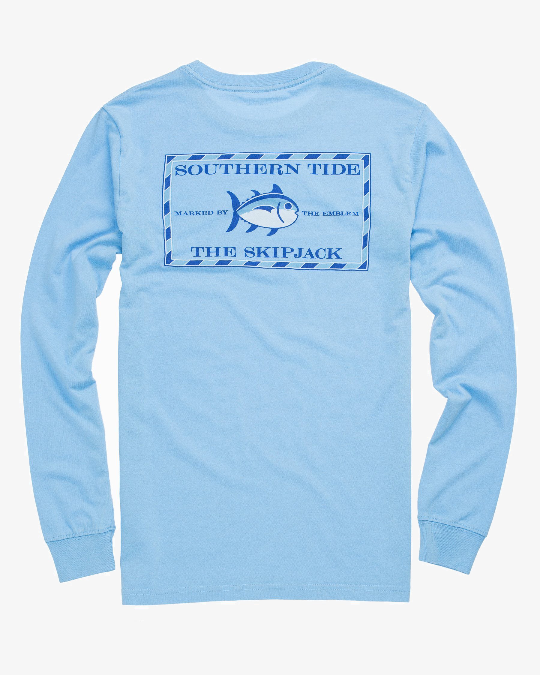 トップス G3M Caribbean blue long-sleeves long-sleeve-original-skipjack-