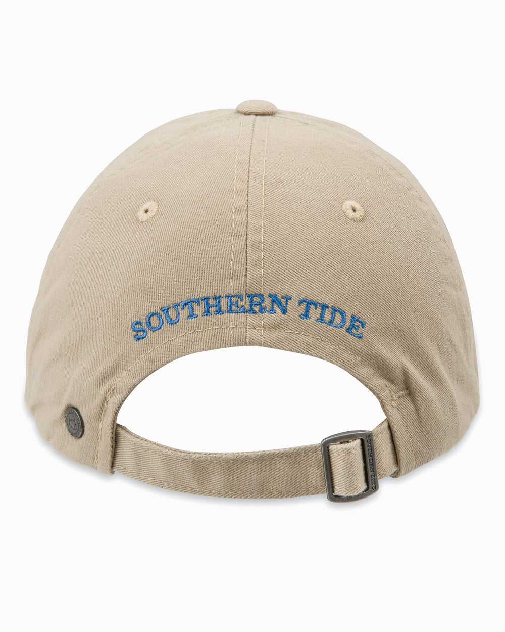 The back of the Skipjack Hat by Southern Tide - Khaki