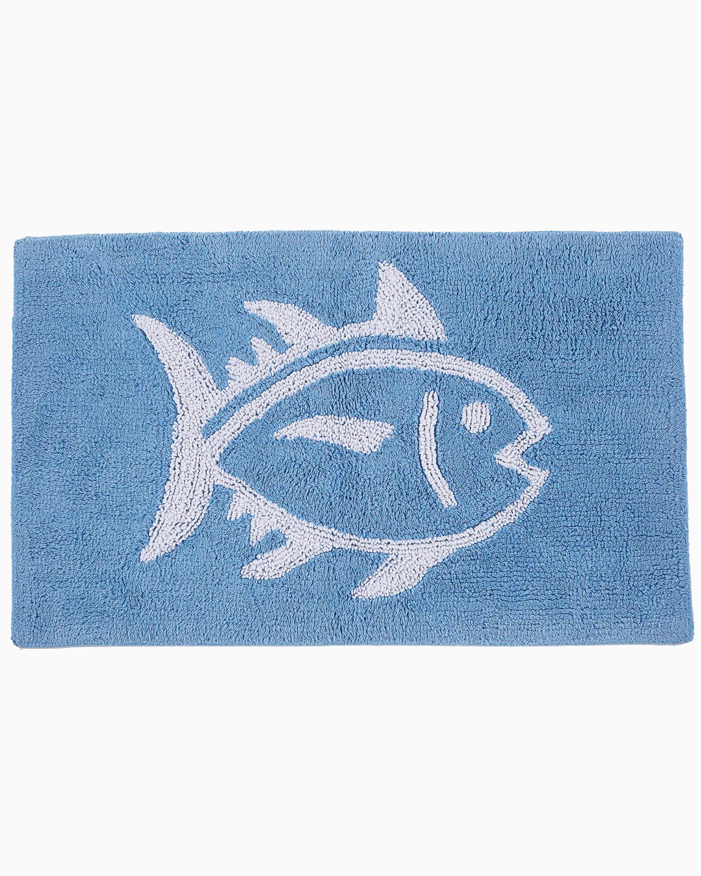 Cotton Bath Rugs - Reversible Skipjack Bath Mat | Southern Tide