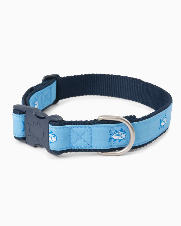 The detail of the Southern Tide Skipjack Dog Collar by Southern Tide - Ocean Channel