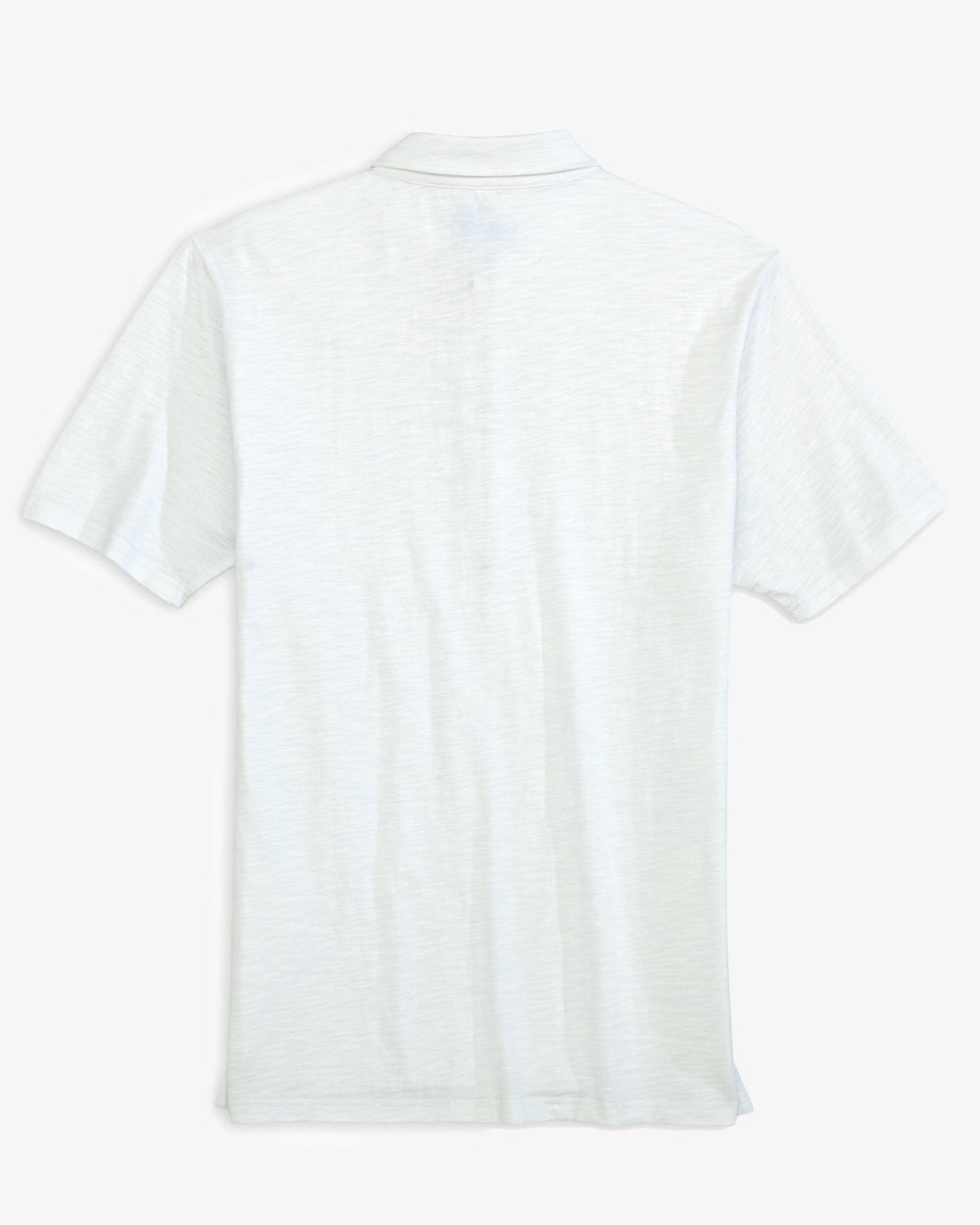 The back of the Men's Sun Farer Polo Shirt by Southern Tide - Classic White