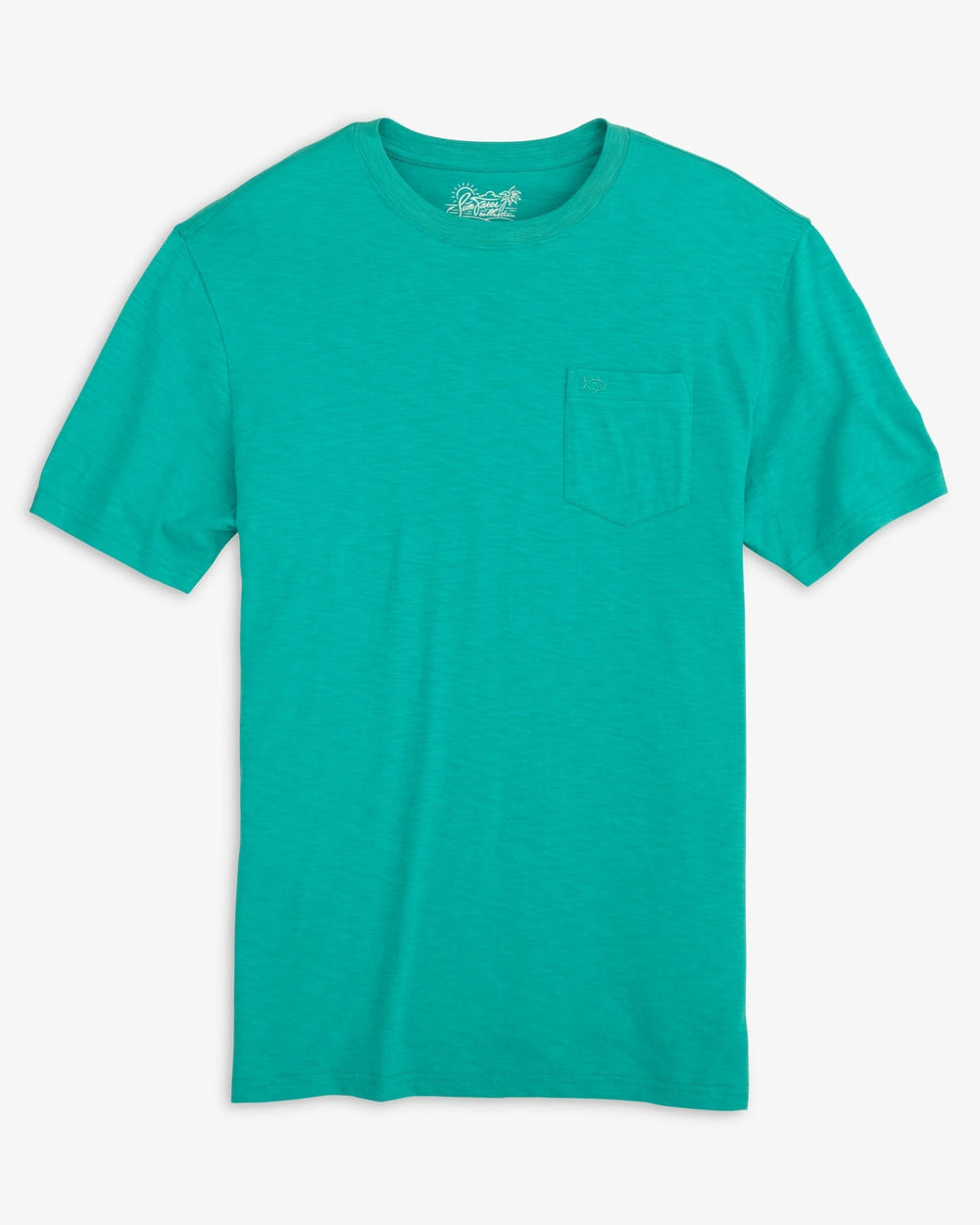 The front view of the Southern Tide Sun Farer Short Sleeve T-Shirt by Southern Tide - Tidal Wave